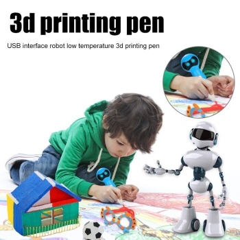 Długopis 3D Robot drukujący LED głos 2 tryby prędk [23060000792]